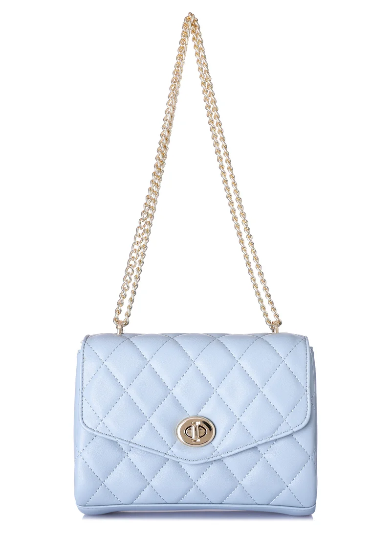 KANELLI Women's handbag from Kanelli, elegant shape New Collection  AAY2401004-Blue