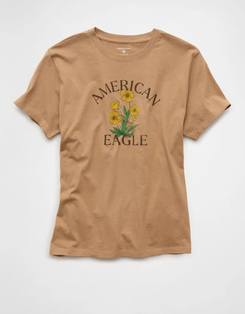 American Eagle  AE Everyday Graphic T-Shirt for Women | Best Price UAE