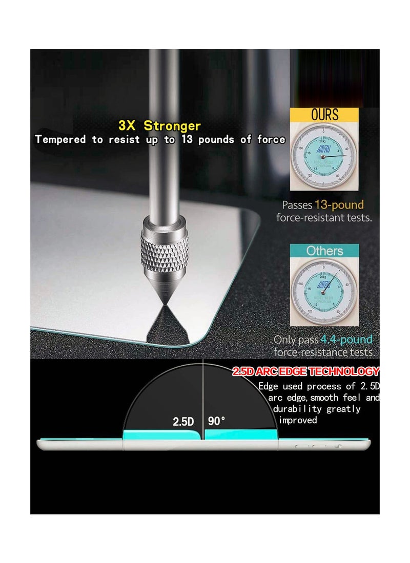 Wtech - Samsung Galaxy Tab S9 FE 5G 2023 - 9H Ultra HD Tempered Glass Screen Protector (TSG9CN) - Clear - Image 1