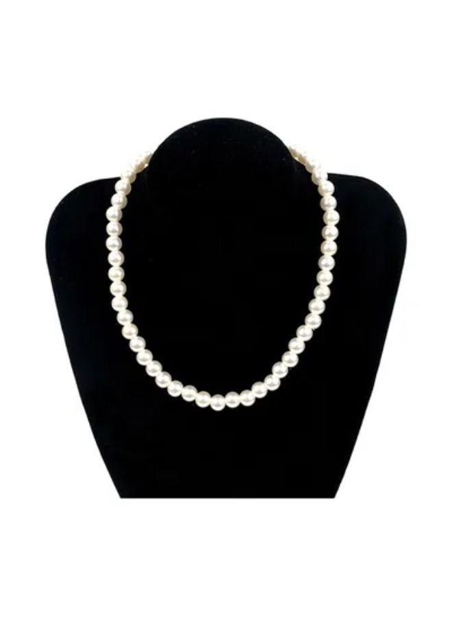 تقليد اللؤلؤ قلادة مهذب