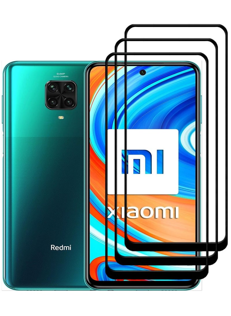 ACLIX 3 Pieces Antistatic ESD Dustproof Premium Quality High Definition Tempered Glass Screen Protector Designed For Xiaomi Redmi Note 9 Pro - Image 1