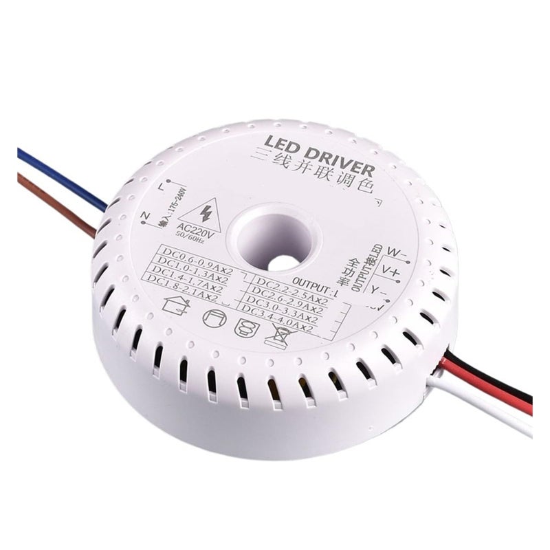 LED Chandelier Driver 24V 136A Full Power 1 6 2 0Ax2 DC24 36V Three Color Dimming Transformer - Image 3