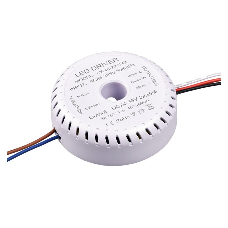 LED Chandelier Driver 24V 136A Full Power 1 6 2 0Ax2 DC24 36V Three Color Dimming Transformer - Image 4