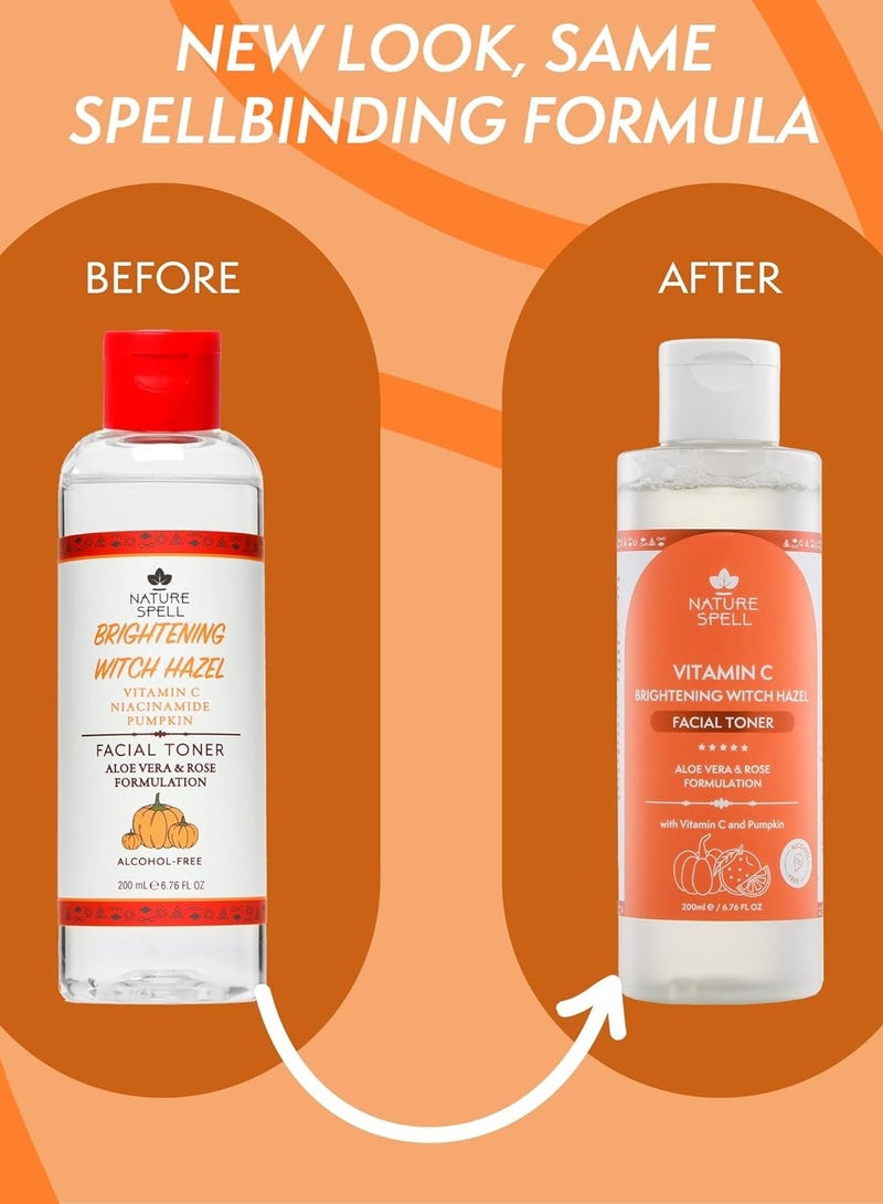 نايتشر سبيل تونر لتفتيح البشرة بمستخلص الهاماميليس وفيتامين C – 200 مل - Image 5