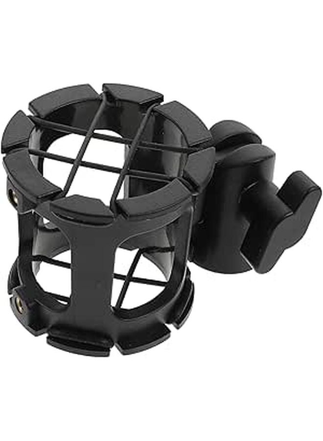 Professional Microphone Shock Mount Clip Vibration Dampening Bracket For Studio Recording - Image 1
