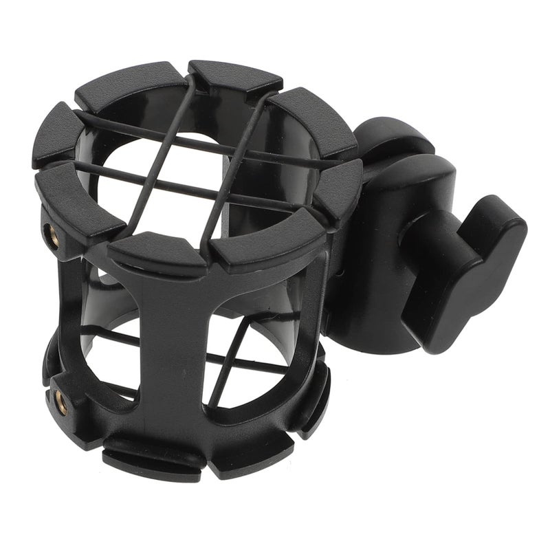 Professional Microphone Shock Mount Clip Vibration Dampening Bracket For Studio Recording - Image 2