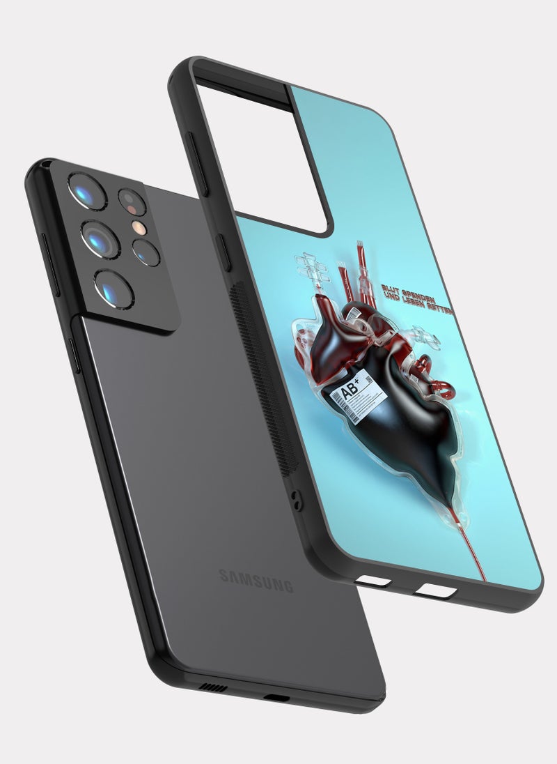 بكسلات كفر سامسونج جالكسي اس 21 الترا تبرع بالدم قلب سماوي - Image 2