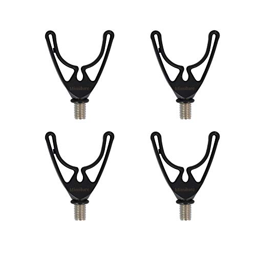 Mimilure 4Pcs Carp Fishing Rod Rest U-Head Rod Grips Rest Fishing Rod Holder Carp Fishing Tackle Gripper Rest Thread M3/8 - Image 1