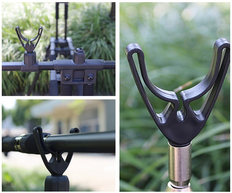 Mimilure 4Pcs Carp Fishing Rod Rest U-Head Rod Grips Rest Fishing Rod Holder Carp Fishing Tackle Gripper Rest Thread M3/8 - Image 5