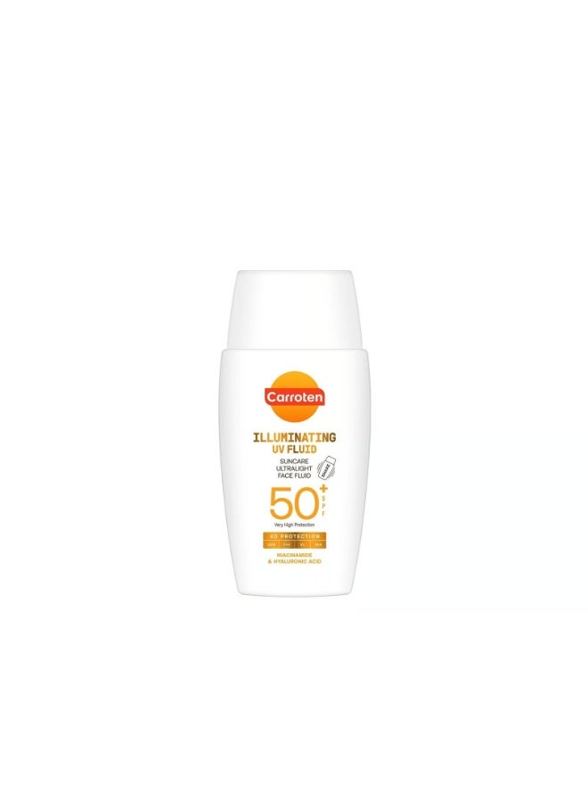 Carroten Illuminating UV Face Fluid SPF50+ 50ml - Image 1