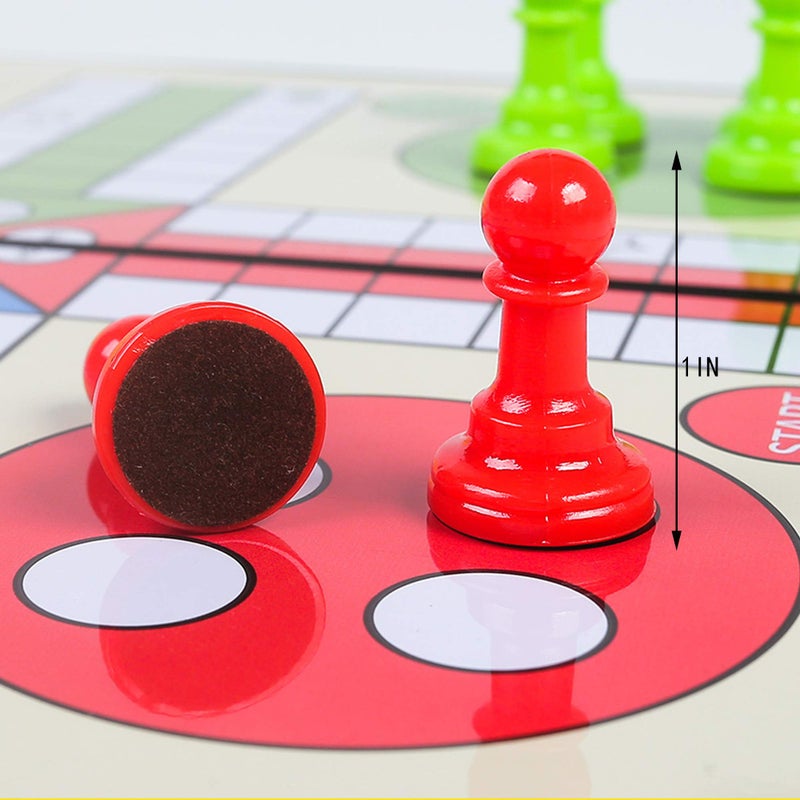 KIDAMI Ludo Magnetic Board Game Set, Folding and Light-Weight for Carrying, Gift for All Age (9.5 X 9.5 inches) - Image 5