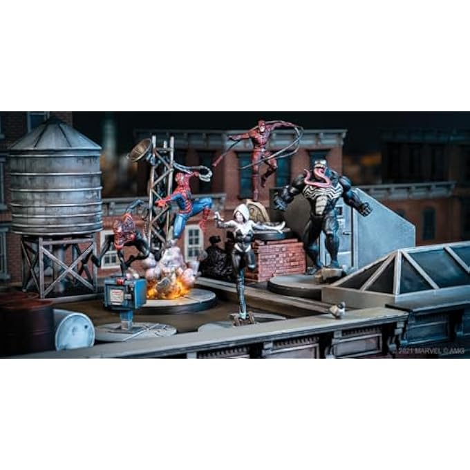 Atomic Mass Games Web Warriors Affiliation Pack Marvel Crisis Protocol  Miniatures Game  Ages 14  2 Players  45 Minutes Playing Time - Image 3