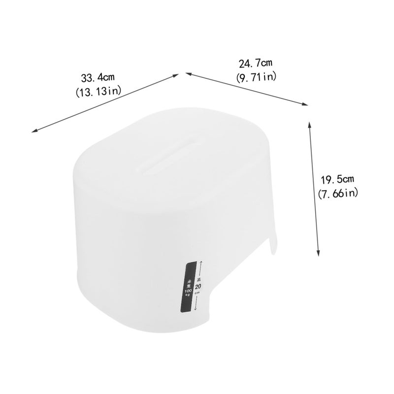 Non Slip Plastic Childrens Footstool for Bathroom and Living Room - Image 3