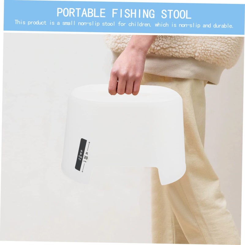 Non Slip Plastic Childrens Footstool for Bathroom and Living Room - Image 4