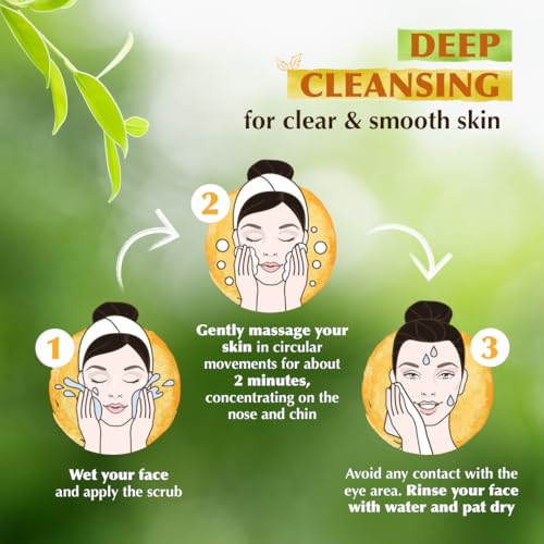 Everyuth Naturals Hydrating & Exfoliating Walnut Apricot Scrub|Removes Blackheads & Moisturizes|With Walnut Shell Particles & Apricot|For Oily, Dry, Normal, Combination & Sensitive Skin - 100gm - Image 4