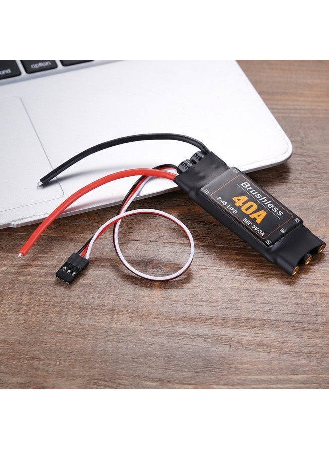 Brushless 30A 40A Brushless Electric Modulation 2S-4S Lithium Battery Fixed Wing Multi-axis XXD Upgraded ESC-Color:30A (2-4S Supported)-short-term Version  - Image 4