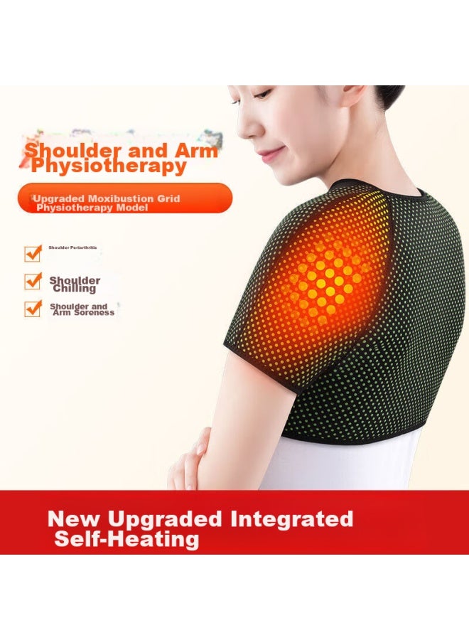 Nanjiren Nanjiren Shoulder Guard, Warm Self-heating Vest, Moxibustion Hot Compress Shoulder And Neck Protector, Unisex Middle-aged And Elderly Sleep Aid Vest - Image 5