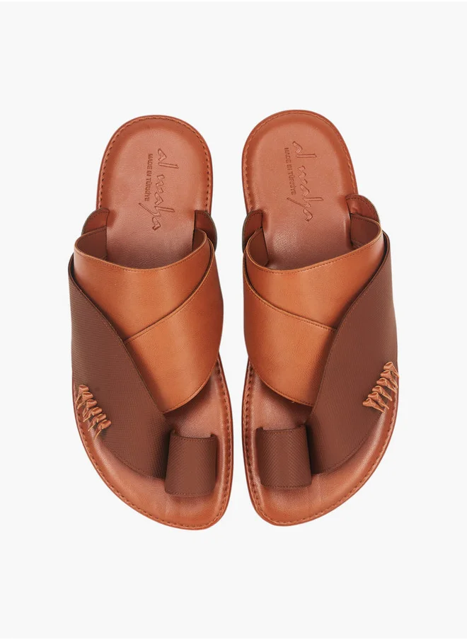 الواحة Men's Arabic Sandals with Toe Loop - Ramadan Collection