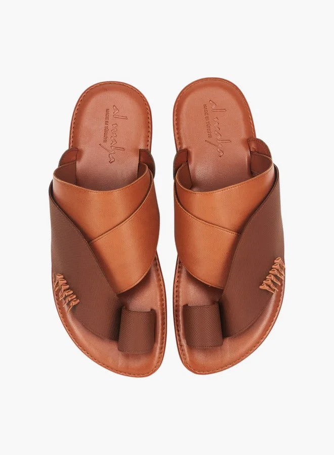 Al Waha Men's Arabic Sandals with Toe Loop - Ramadan Collection