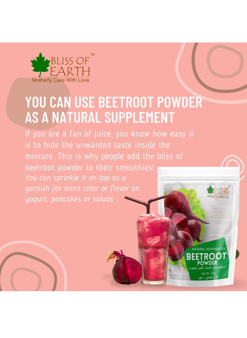 BLISS OF EARTH Bliss of Earth Red Beetroot Powder 1kg  - Image 4