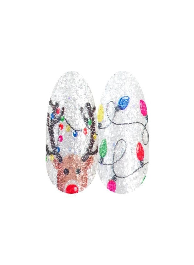Color Street 'What Fun It Is' Nail Polish Strips [Retired] Christmas Reindeer (FDG296) - Image 1