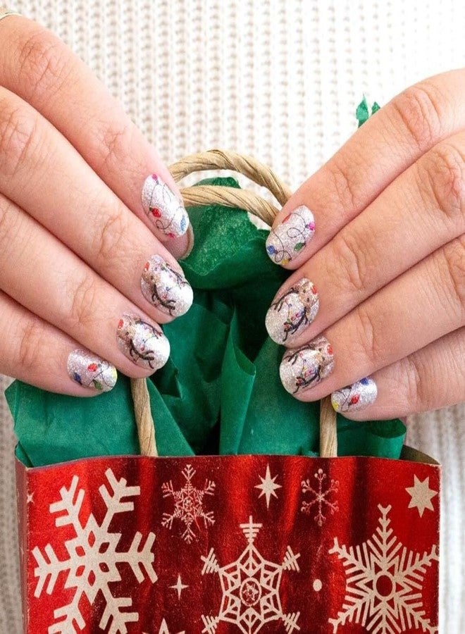 Color Street 'What Fun It Is' Nail Polish Strips [Retired] Christmas Reindeer (FDG296) - Image 4