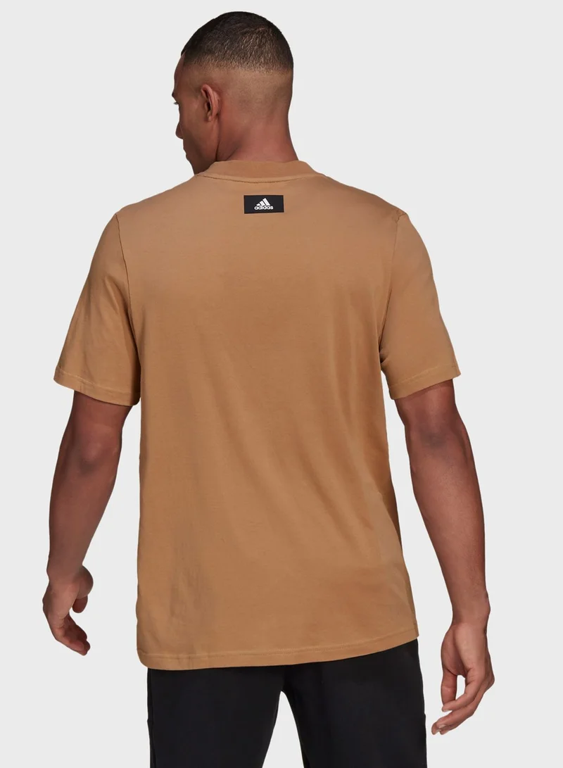Adidas FreeLift Badge Of Sport T-Shirt