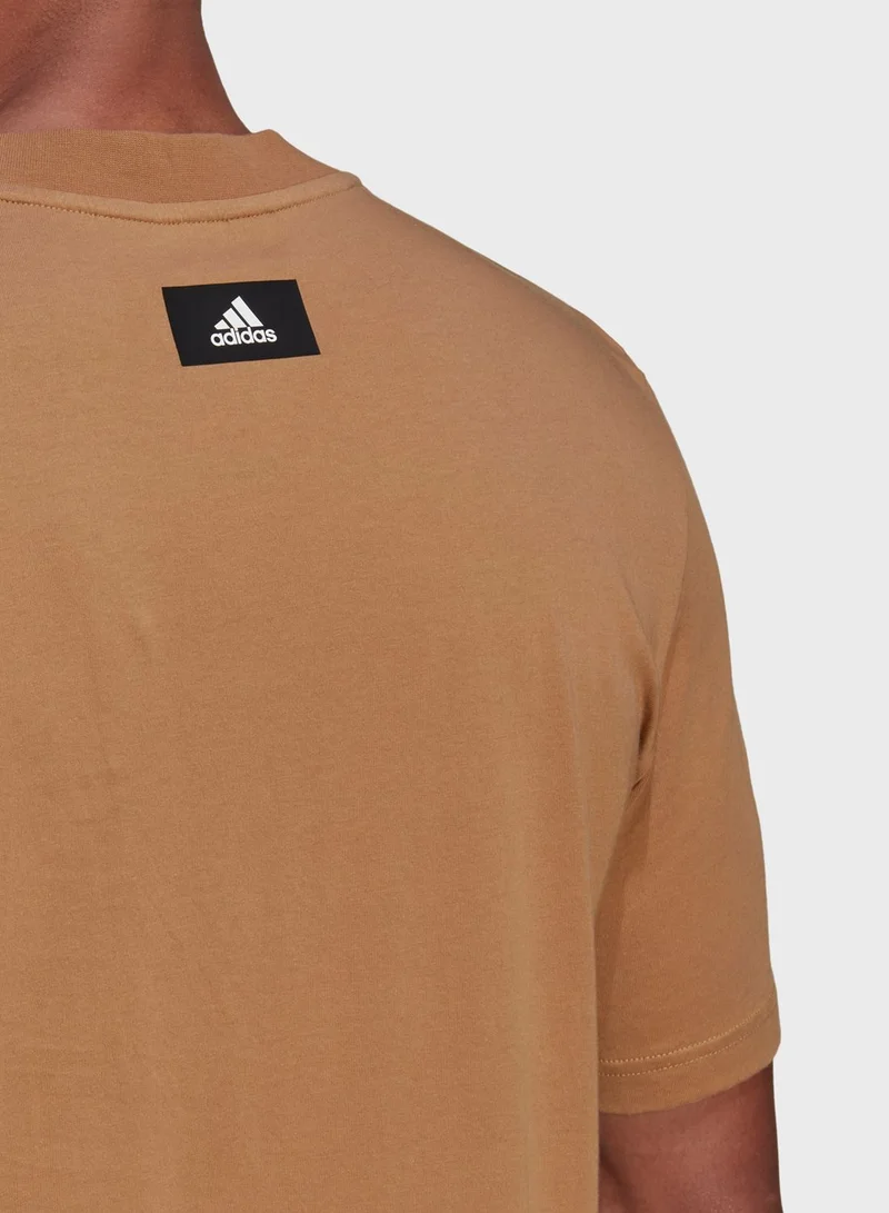 Adidas FreeLift Badge Of Sport T-Shirt