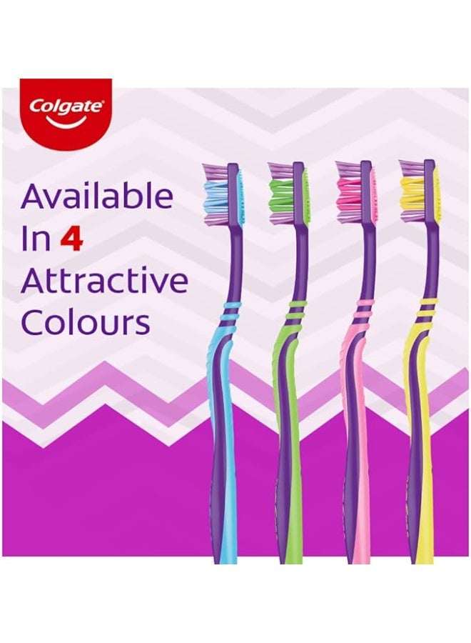 Colgate ZigZag Toothbrush - Medium 3pc - Made In India - Image 5