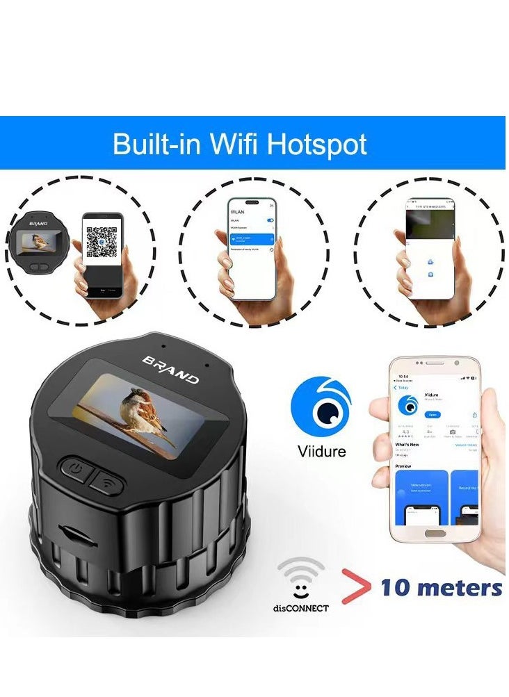 ماركة غير محددة - إطار نظري رقمي بدقة 2K وبث WiFi مع بطارية مدمجة للتلسكوب - مشاهدة الطيور والتحكم عن بُعد عبر الهاتف الذكي - Image 1