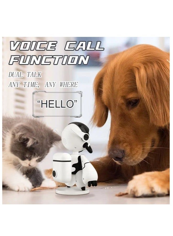 REBENUO Robot Camera Wireless Space Robot IP Camera with Two-Way Audio HD Pixels Long Standby Human Body Detection Intelligent Payment Support SD Card Mobile Phone Recording - Image 5