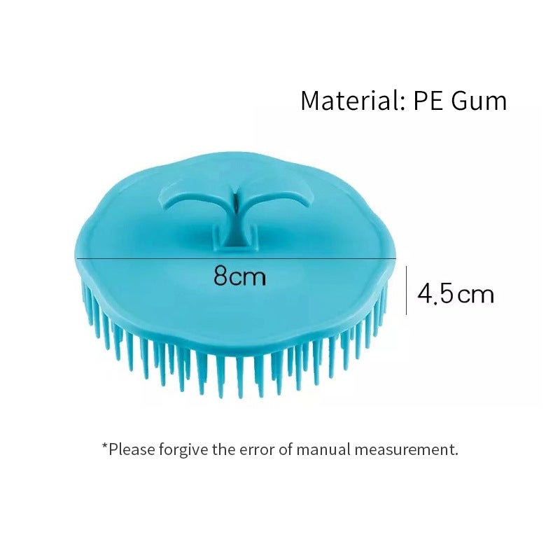 Generic Cross-border Hot Sale Color Plastic Shampoo Adult Round Massage Comb Hair Shampoo Comb Catch Head Catch Head Catch Head Sky Blue 