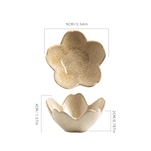 zerokyclan Floral Vanity Tray - Ceramic Jewelry Organizer Dish for Rings Necklaces Wedding Gift Idea(camel) - Image 2