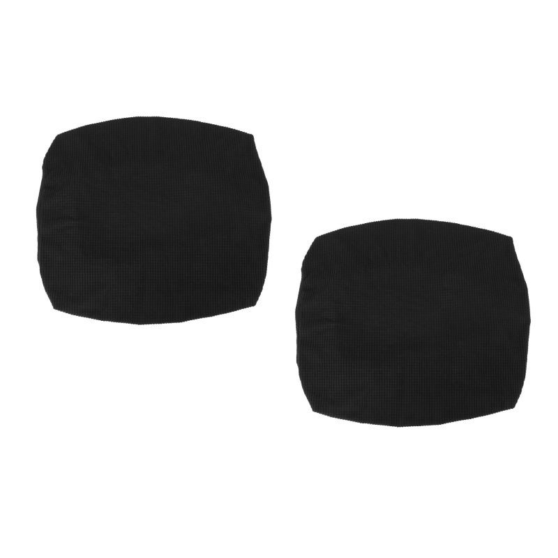 2pcs Common Elastic Color Bench Cover Simple Full-wrapped Piano Stool Cover - Image 5
