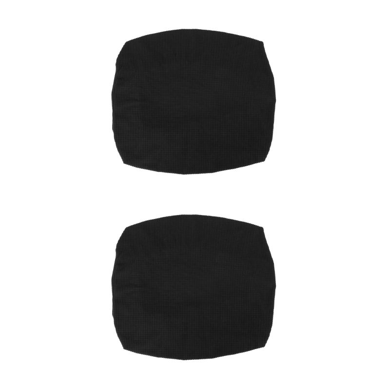 2pcs Common Elastic Color Bench Cover Simple Full-wrapped Piano Stool Cover - Image 4