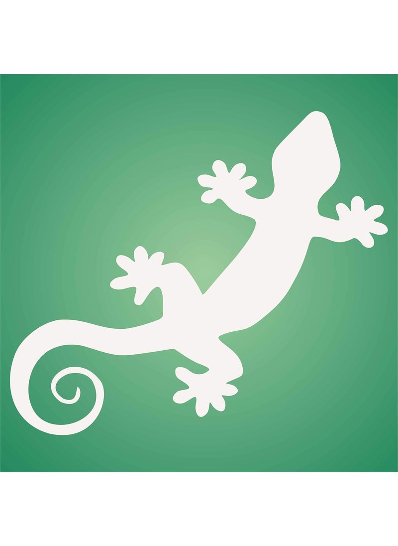 Usnyabni Gecko Stencil, 5.5 x 4.5 inch (M) - Lizard Reptile Art Decor Stencils for Painting Cards�  - Image 5