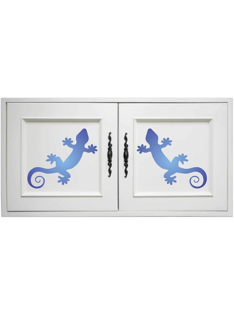 Usnyabni Gecko Stencil, 5.5 x 4.5 inch (M) - Lizard Reptile Art Decor Stencils for Painting Cards�  - Image 4