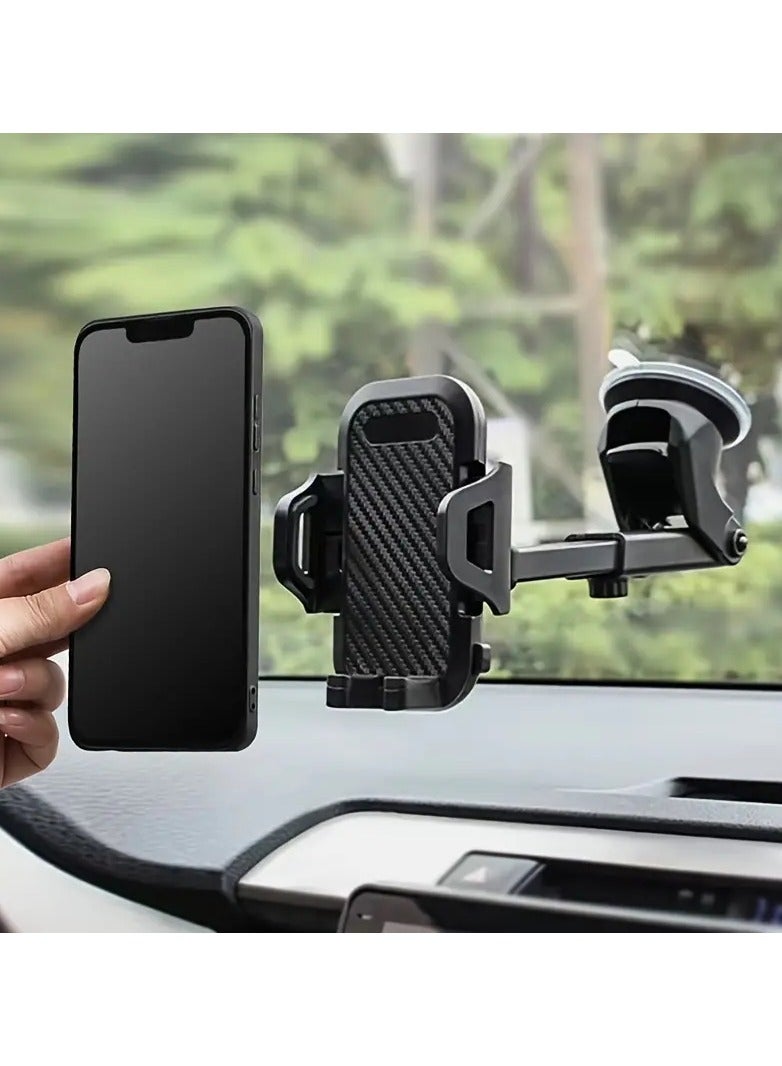 Car Universal Hands-Free Suction Cell Phone Holder For Car Dashboard Air Vent Car Phone Holder Mount - Image 1