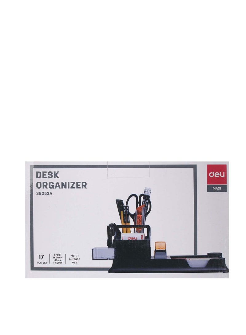 Deli Multifunctional Desk Organizer 17-Piece Set - Image 1