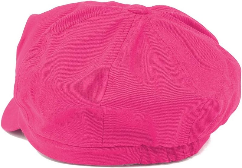 Armycrew Women's Lightweight 100% Cotton Soft Fit Newsboy Cap with Elastic Back - Image 3