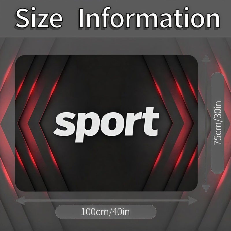1pc Sport Car Trunk Mat Dynamic Design Interior Protection Easy Clean Durable Cargo Liner - Image 2