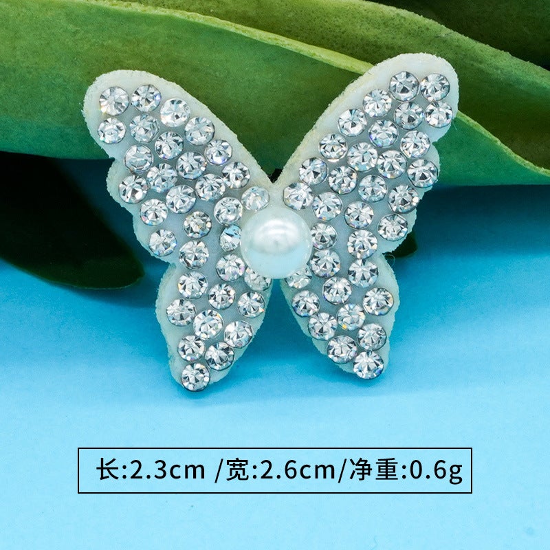 Creative Rhinestone Heat Transfer Patch Butterfly * 2.3*2.6cm 