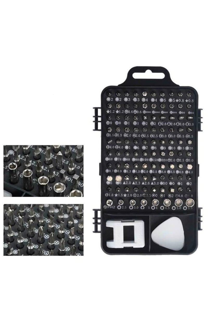 مجموعة مفكات براغي دقيقة - مجموعة أدوات احترافية لإصلاح الإلكترونيات مكونة من 110 في 1 - Image 3