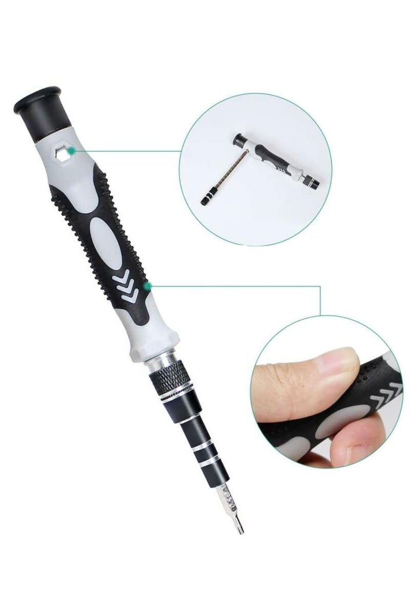 مجموعة مفكات براغي دقيقة - مجموعة أدوات احترافية لإصلاح الإلكترونيات مكونة من 110 في 1 - Image 4