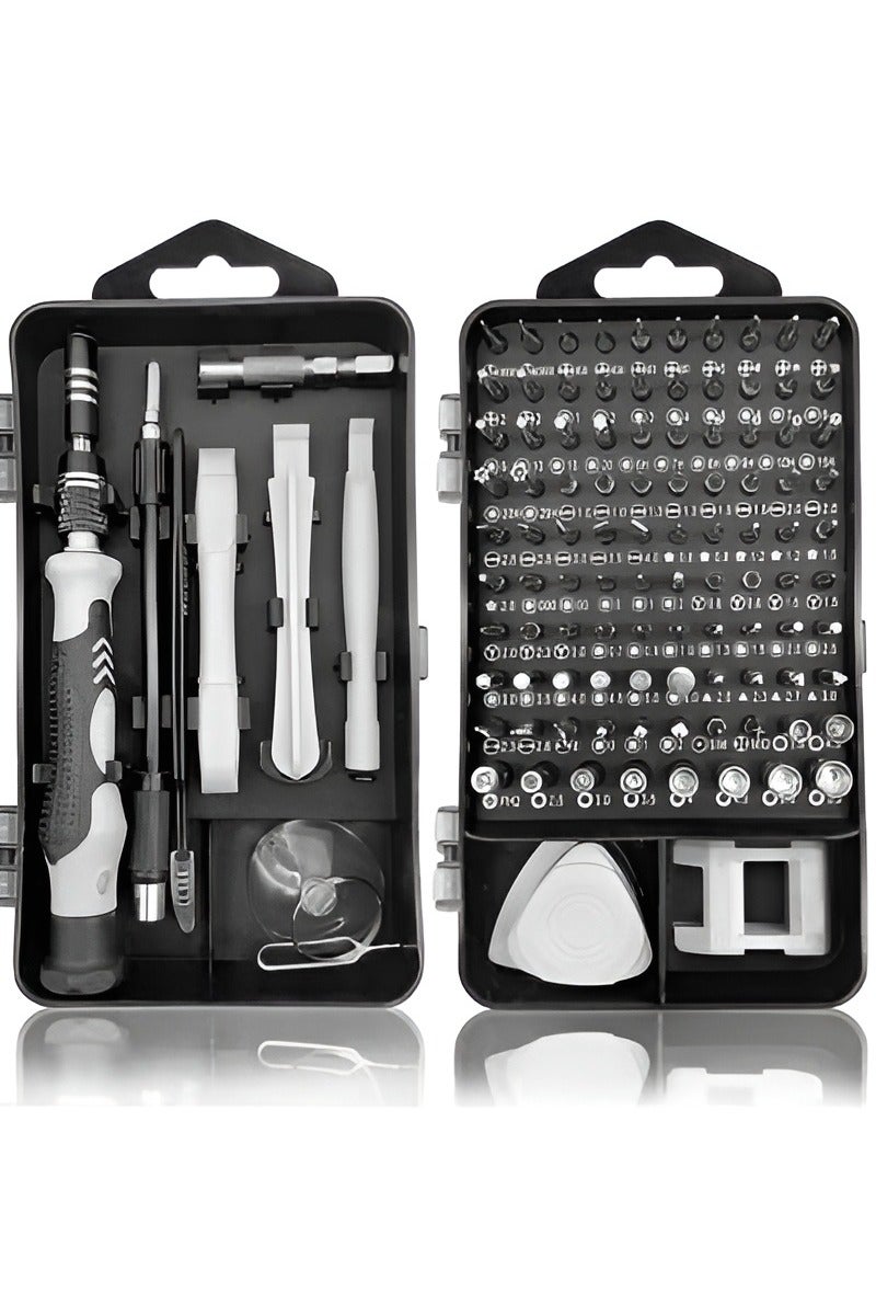 مجموعة مفكات براغي دقيقة - مجموعة أدوات احترافية لإصلاح الإلكترونيات مكونة من 110 في 1 - Image 1