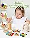 oazoxcx Wooden Sorting Toy for Toddlers 13 Fine Motor Skills Toys3 in 1Baby Coin Bank Color Matching Game Sensory Educational Toy for Boys Girls Travel Activities - Image 4