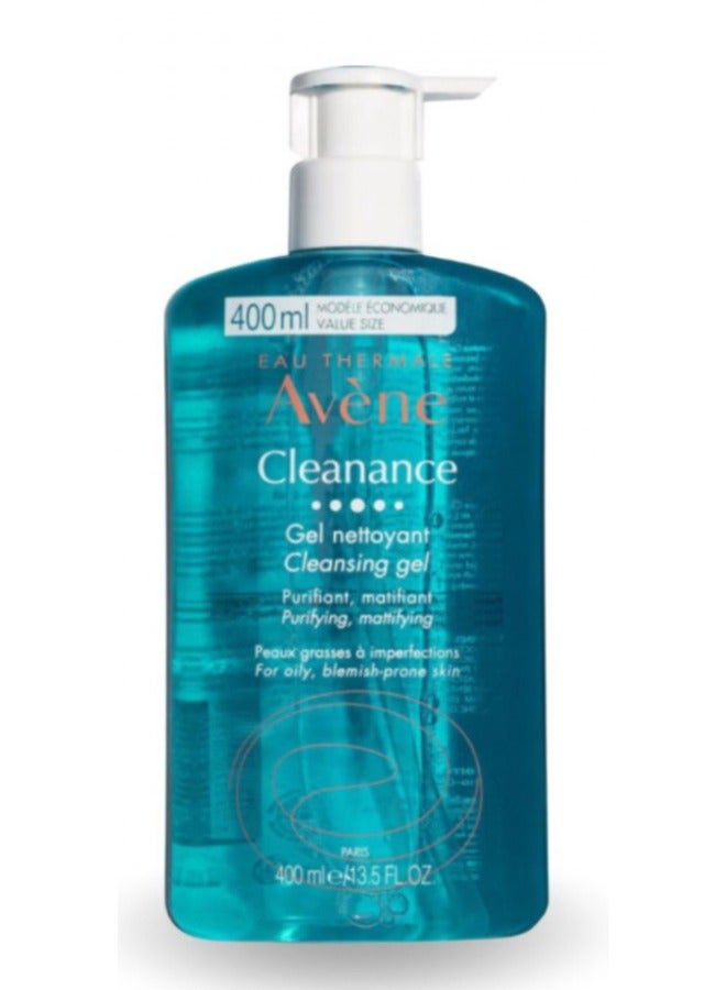 Avene - Cleanase Purifying Cleansing Gel Mattifying 400ml 400 ملليلترml