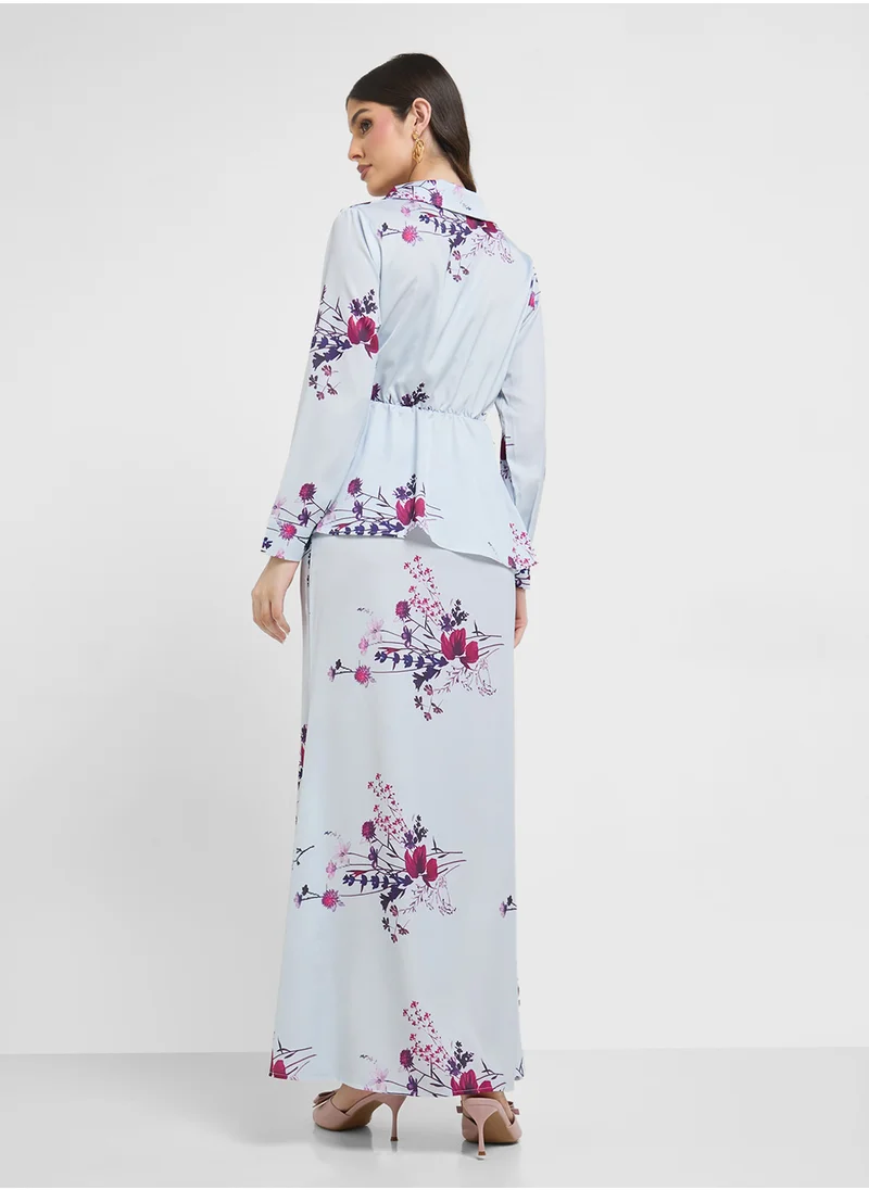 Khizana Floral Print Dress