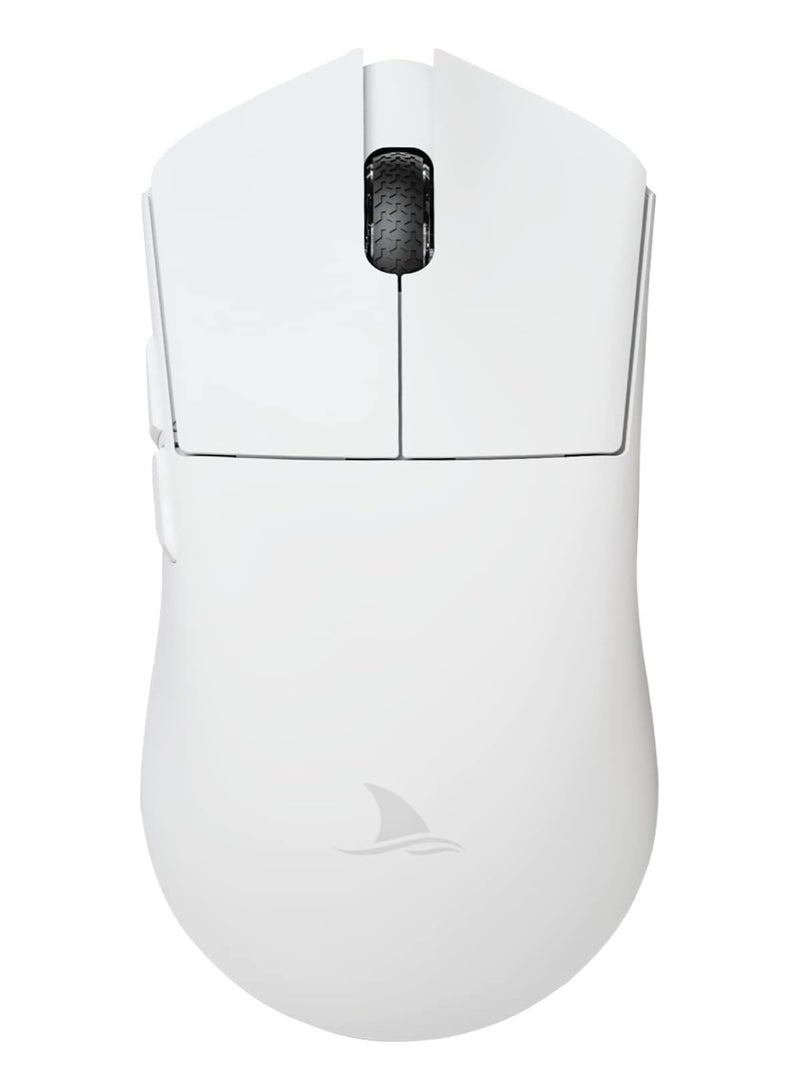 دارموشارك داروشارك ماوس العاب لاسلكي M3، ثلاثي الاوضاع 2.4G/USB-C/بلوتوث حتى 26000DPI، مستشعر بصري PAW3395 خفيف الوزن 58 غرام، 8 ازرار قابلة للبرمجة بطارية 500mAh، ماوس كمبيوتر للابتوب والكمبيوتر وماك - Image 1