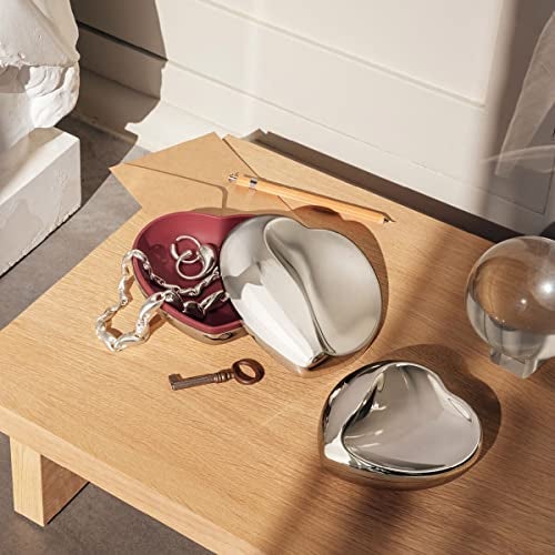 Georg Jensen Large Heart Box, Silver - Image 3